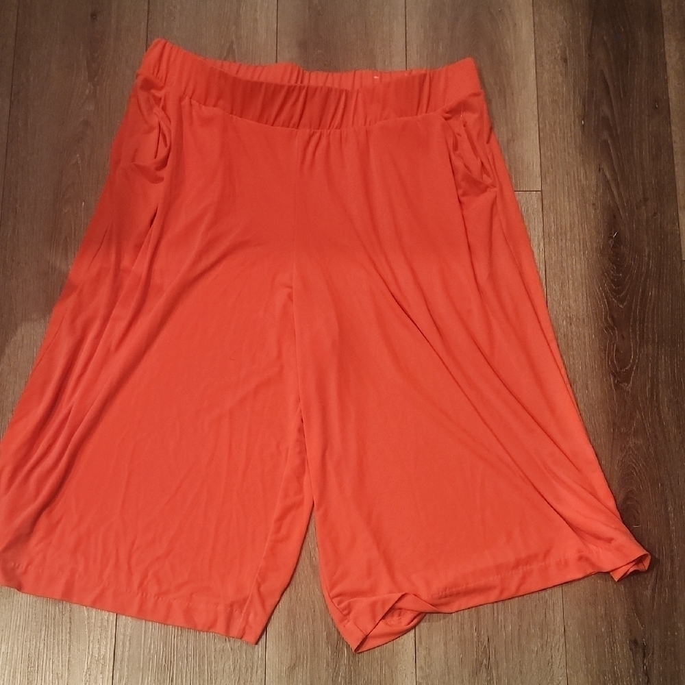 Lane Bryant Orange Bermuda  Relaxed Fit Pants